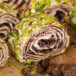 File Antep Fıstıklı Çikolatalı Sarma Lokum