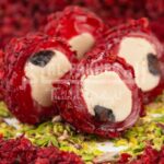 Zereşk Üzümlü Çilek Aromalı Karamel Lokum